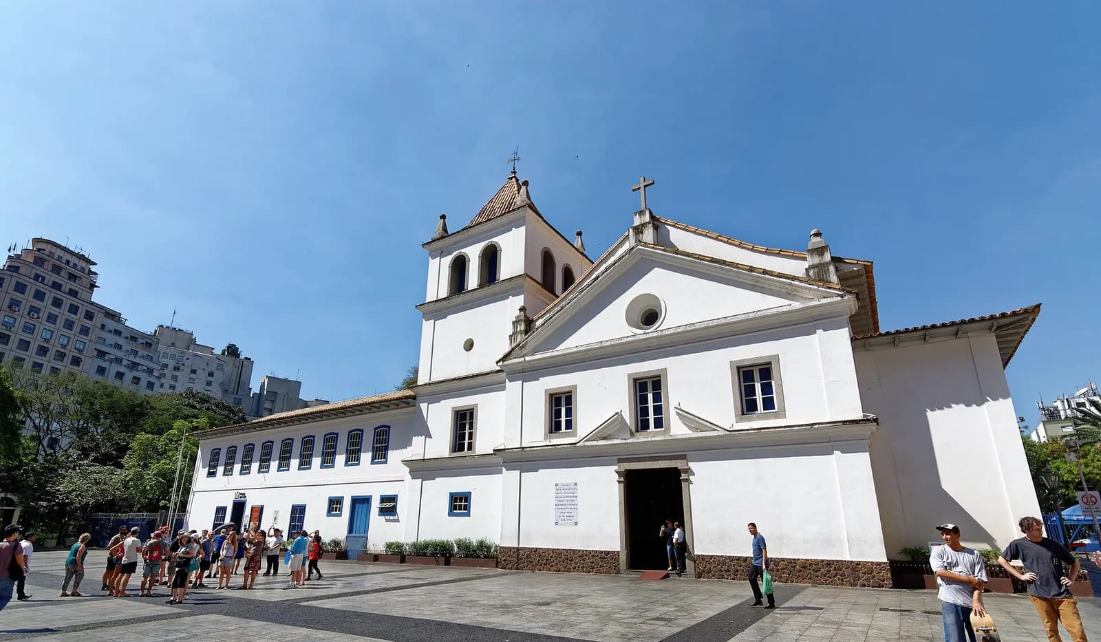 Pátio do Colégio, marco de fundação da cidade, no Centro Histórico de São Paulo